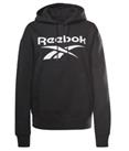Reebok Identity Logo Hoodie Womens Black Size UK 2XS #REF43