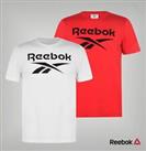 Mens Reebok Crew Neck Short Sleeved Top Vector Logo T Shirt Sizes from S to XXL - Small Regular