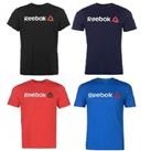 Mens Reebok Short Sleeves Delta Logo Printed T Shirt Crew Top Sizes S-XXL - Small Regular