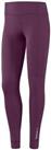 New Womens Ladies Reebok Leggings Bottoms Pants - Running Fitness Gym - Purple - 2XS Regular