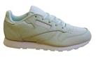 Reebok Classic Mint Leather Kids Lace Up Running Trainers Girls Shoes DV4451