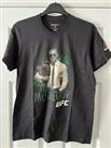 Conor McGregor Team UFC Reebok Black Vintage Short Sleeve T-Shirt UK Size M - M Regular