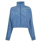 Reebok Womens Track Jacket Rain Coat Top Long Sleeve High Neck Zip Full - 6 (XS) Regular