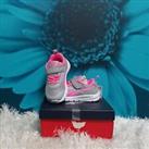 Reebok Rush Infant Runner Trainers Grey / Electric Pink / White, Size 5K EU 21.5