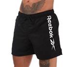 Men's Reebok Yestin Quick Dry Polyester Swim Short in Black - S Regular