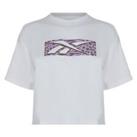 Reebok Womens Graphic T-Shirt Regular Fit - 8-10 (S) Regular