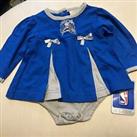 Orlando Magic Baby Girls Blue Cheerleader Creeper Outfit Reebok New 3-6 Months