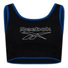 Reebok Womens Rie Ctn Brlt Crop Vest Top - 4-6 Regular