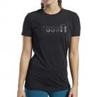Reebok Womens Crossfit Short Sleeve Training Top T-Shirt Tee - Black