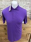 Vintage 1990s Reebok Polo T-Shirt Mens Small BNWT Purple Rare Cotton Top