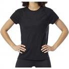 Reebok Womens Smartvent Short Sleeve Training Top T-Shirt Tee - Black