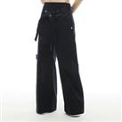 Reebok RBK x Victoria Beckham Fashion Trousers Size 10 Navy RRP £300 FQ7196