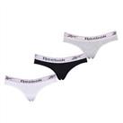Reebok 3 Pack Aria Briefs Ladies Underwear Underclothes Stretch Elasticated - 12 (M) Regular