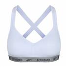 Reebok Cara Crop Athletic Bra Ladies Underclothes Moisture Wicking Workout - Check Description Regular