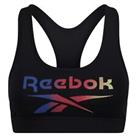 Reebok Womens Gina Crop Top Lightly Lined Bralettes - Check Description Regular