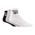 Reebok Mens 3P Ankle Sock 00 Quarter Socks - 11-12.5 Regular