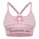 Reebok Womens S LBraStMARYN Low Impact Sports Bra Training Fitness Gym Crop Tops - XS Regular