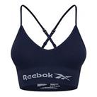 Reebok Womens SlesCT TERRI Low Impact Sports Bra Training Fitness Gym Crop Tops - XS Regular