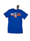 New York Islanders T-Shirt (Size S) Men's Reebok NHL Wordmark Top - S Regular