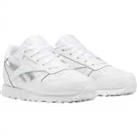 Reebok Girls Classic Leather Trainer - White/Silver / C10