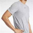 Reebok Mens Workout Ready Supremium T-Shirt - Grey / Small - S Regular