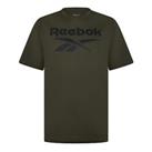 Reebok Mens Big Stk Logo T Regular Fit T-Shirt - S Regular