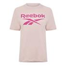 Reebok Womens Tee Regular Fit T-Shirt - 8-10 (S) Regular