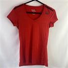 Reebok Activchill Technology Workout T Shirt Red Womens Size UK XS - XS Regular