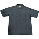 Reebok Mens Clearance Navy Chest Zip T-Shirt - Medium - Medium Regular