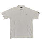 Reebok Mens Clearance Solid White Polo Shirt - Medium - Medium Regular