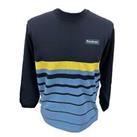 Reebok Original Mens Athletic Department Stripe Sweatshirt 13 - Blue - Medium