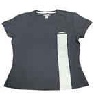 Reebok Womens Contrast Athletic T-Shirt 20 - Navy - UK Size 12