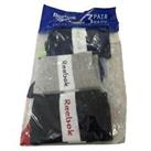 Reebok Infants 3 Pack Contrast Socks - Black/Grey/Navy