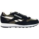 Reebok Classic Lace-Up Black Suede Leather Mens Trainers IG9469