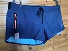 NEW Reebok Womens Fitness Shorts Size L Large Blue Contrast CrossFit PlayDry