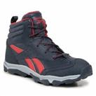 KIDS uk size 10.5 - reebok rugged hiker boots trail trainers deep treads fw8554