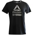 Reebok Active Chill Black Short Sleeved Womens Tee Top T-Shirts BQ4994 RW14