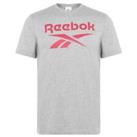 Reebok Mens Vector Logo T Shirt Short Sleeve Casual