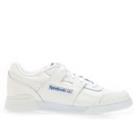 Men's Trainers Reebok Workout Plus Lace up Leather Upper in White