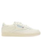 Men's Trainers Reebok Classics Unisex Club C 85 Vintage Lace up Casual in White - UK 7.5 Regular