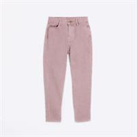 River Island Girls Mom Jeans Pink Raspberry Denim Pants Trousers Bottoms - 13-14 Years Regular