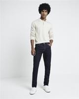 River Island Mens Slim Fit Jeans Blue Rinse Stretch Denim Trousers Pants Bottoms - 30 Regular Regular