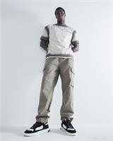 River Island Mens Cargo Trousers Beige Regular Fit Utility Pants Bottoms - 30 Regular Regular