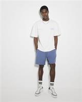 River Island Mens Shorts Blue Pull On Elasticated Drawstring Waist Bottoms - L Regular