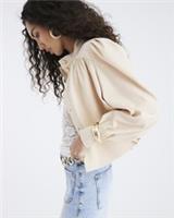 River Island Womens Jacket Beige Cape Long Sleeve High Neck Outerwear Top - 6 Regular