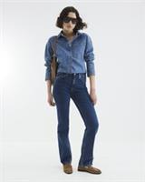 River Island Womens Straight Jeans Blue Stretch Denim Trousers Pants Bottoms - 8 Regular Regular