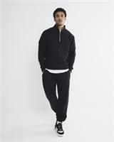 River Island Mens Sweatshirt & Joggers Set Black Funnel Neck Long Sleeve - M Regular