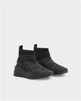 River Island Mini Boys Sock Trainers Black High Top Pull On Knit Sneakers Shoes