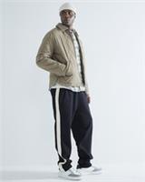 River Island Mens Jacket Beige Quilted Zip Through Collared Outerwear Top - M Regular