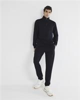 River Island Mens Smart Joggers Navy Slim Stretch Textured Track Pants Bottoms - L Regular